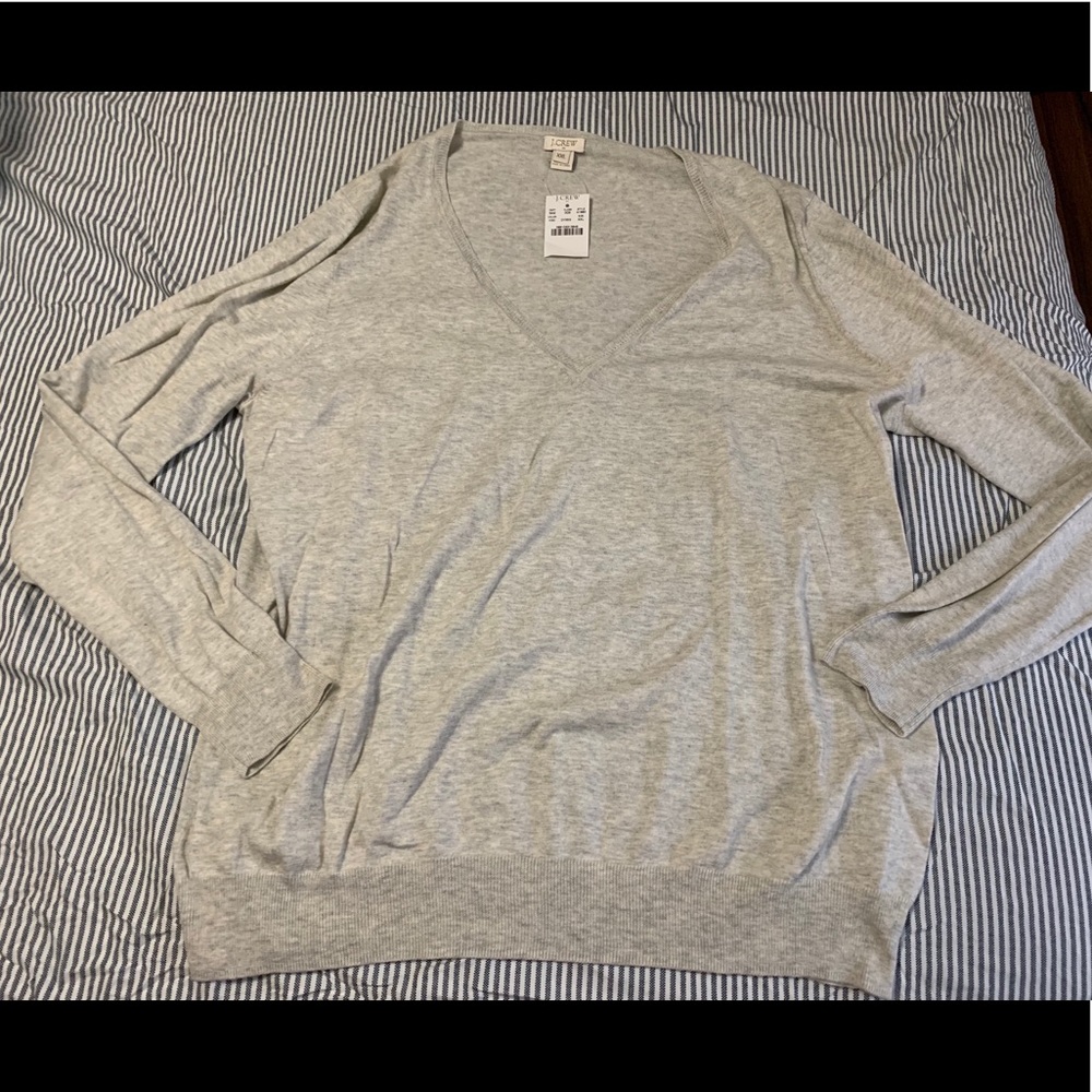 BNWT J Crew Gray Sweater XXL